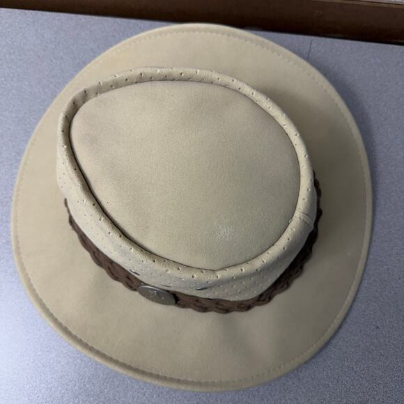 Aussie Chiller Mens XL Golf Outdoors Soakable Packable Faux Suede Braided Band - Picture 2 of 12